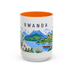 Rwanda Coffee Mug | Travel Souvenir Accent Mug | Country Gift Ceramic Cup 11oz 15oz