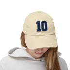 Minimal No 10 Soccer Hat | Argentina Fan Cap | 10 Soccer Supporter Cap