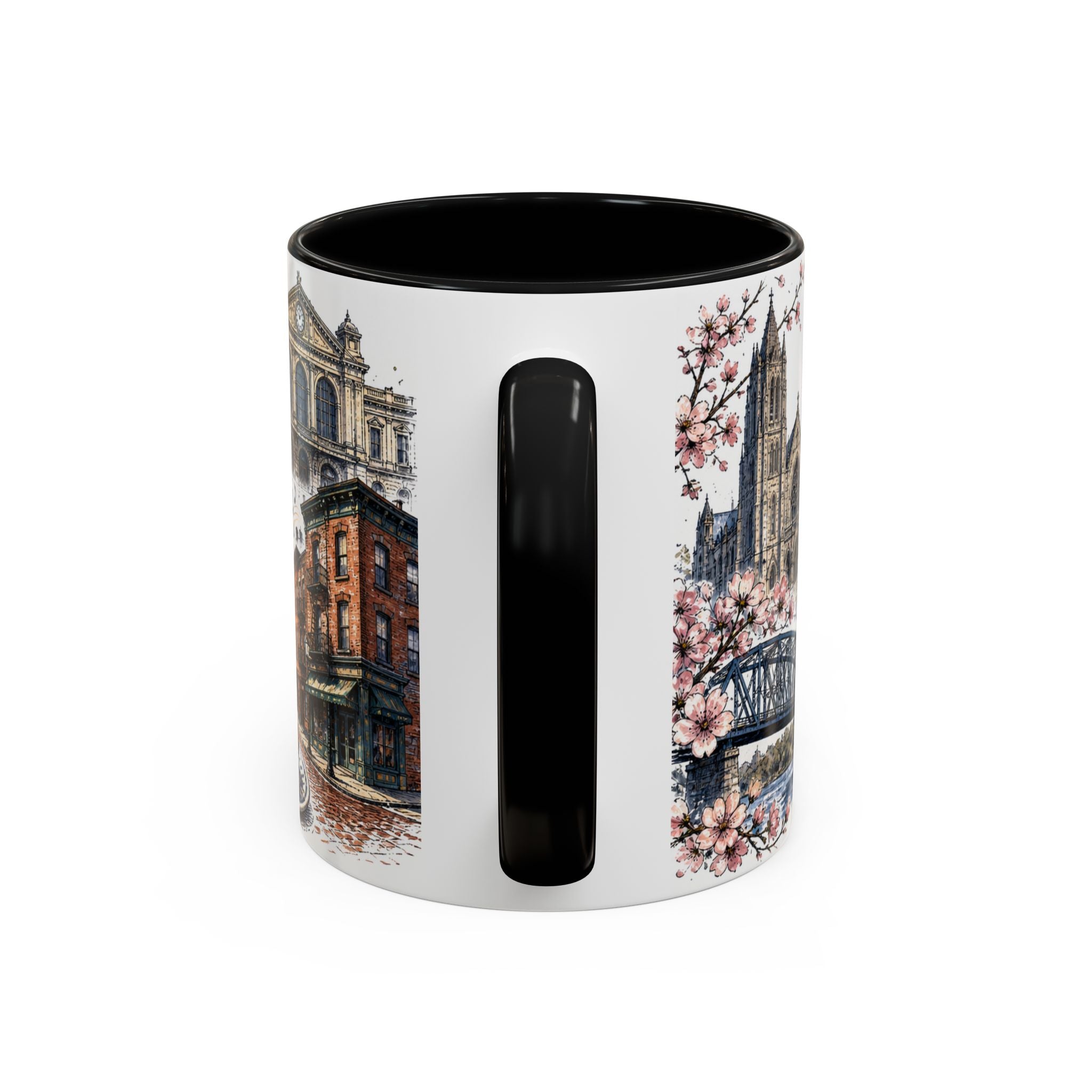 Newark Coffee Mug | United States Travel Souvenir | Vintage Illustrated City Gift | 11 oz 15 oz Accent Mug