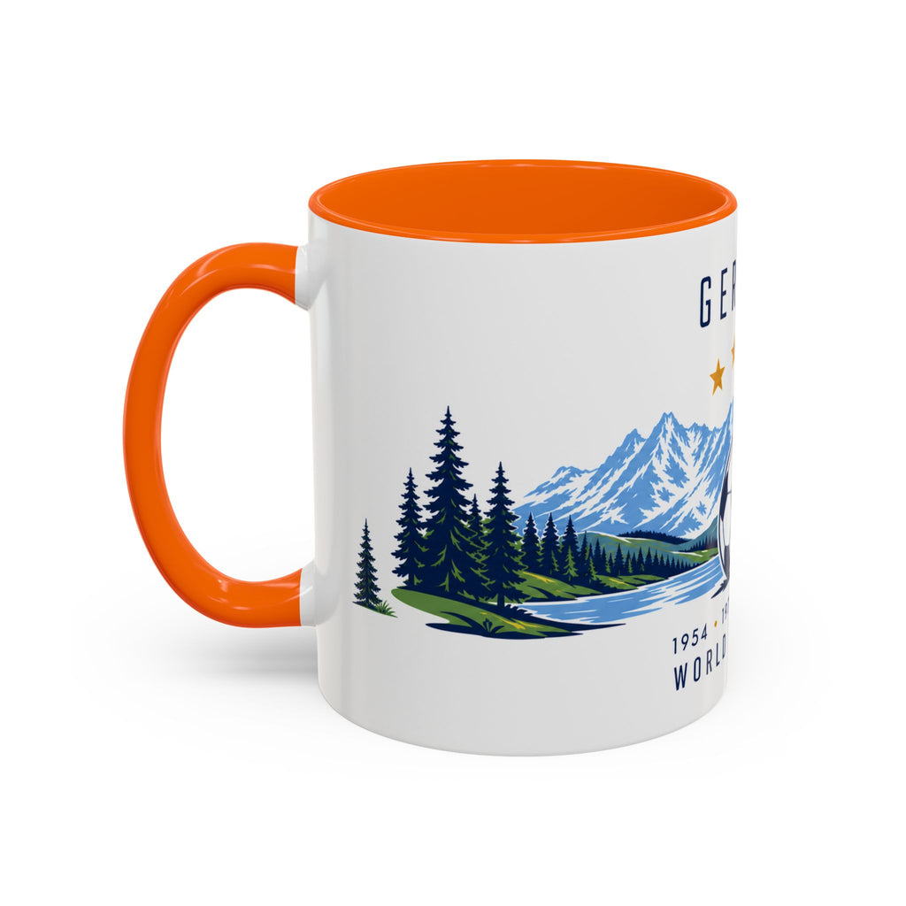 Germany World Champions Mug | Four Time Soccer Champion Gift | German Football Fan Cup | 1954–2014 | 11oz 15oz Accent Mug
