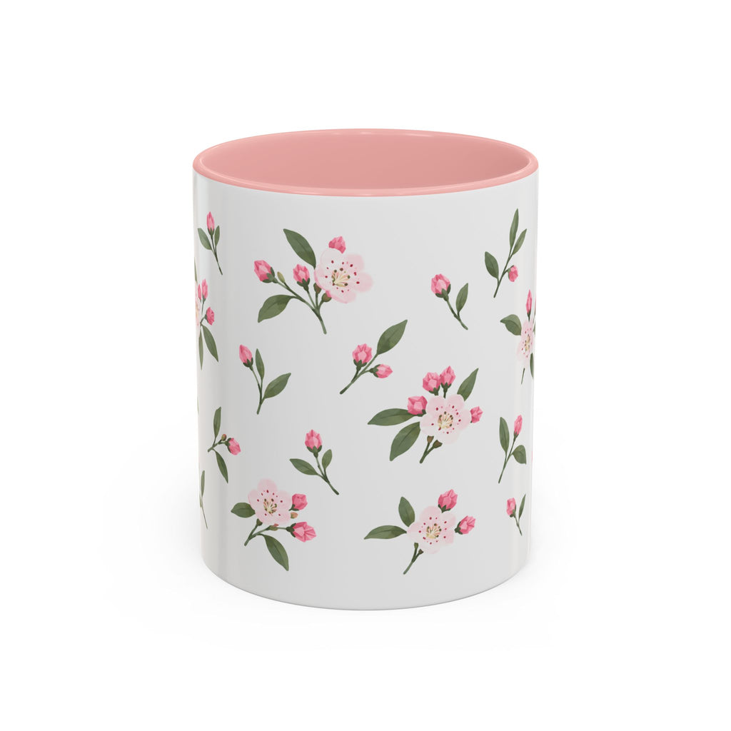 Pennsylvania Mountain Laurel Mug, State Flower Floral Coffee Cup, 11oz Botanical Gift