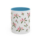 Washington Coast rhododendron Mug, State Flower Floral Coffee Cup, 11oz Botanical Gift