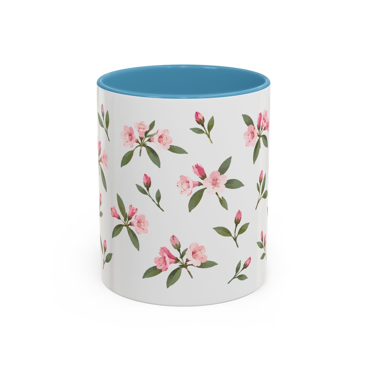 Washington Coast rhododendron Mug, State Flower Floral Coffee Cup, 11oz Botanical Gift