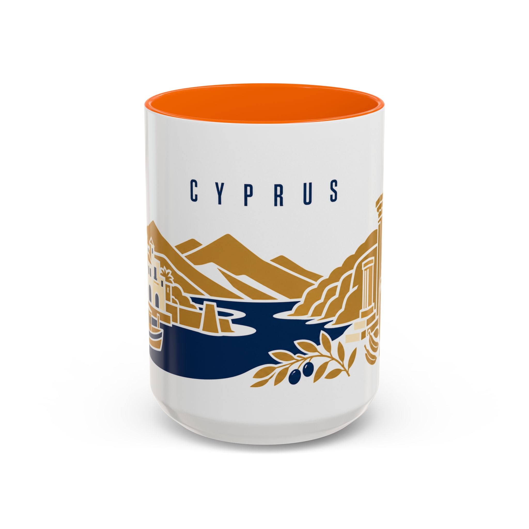 Cyprus Coffee Mug | Travel Souvenir Accent Mug | Country Gift Ceramic Cup 11oz 15oz