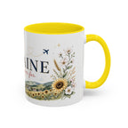 Ukraine Home Country Mug | Moving Away Gift | Long Distance Friendship | 11 oz 15 oz Accent Mug