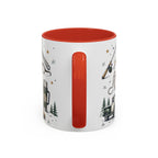 Grandpa The Legend Coffee Mug | Gift From Grandkids | Accent Color Ceramic 11oz 15oz