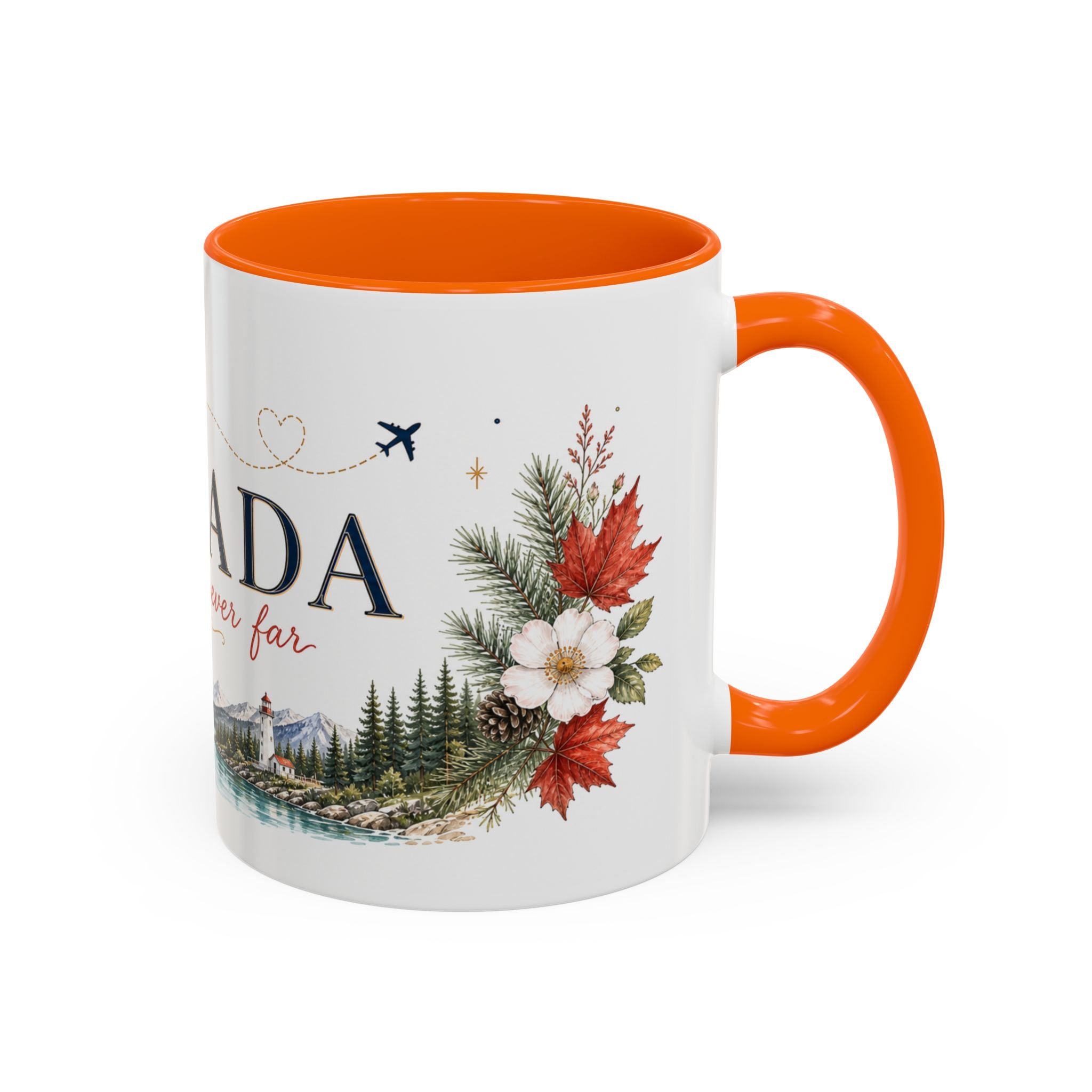 Canada Home Country Mug | Moving Away Gift | Long Distance Friendship | 11 oz 15 oz Accent Mug