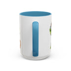 Columbus Illustrated Travel Mug | City Souvenir Accent Coffee Mug | 11oz 15oz Ceramic Cup