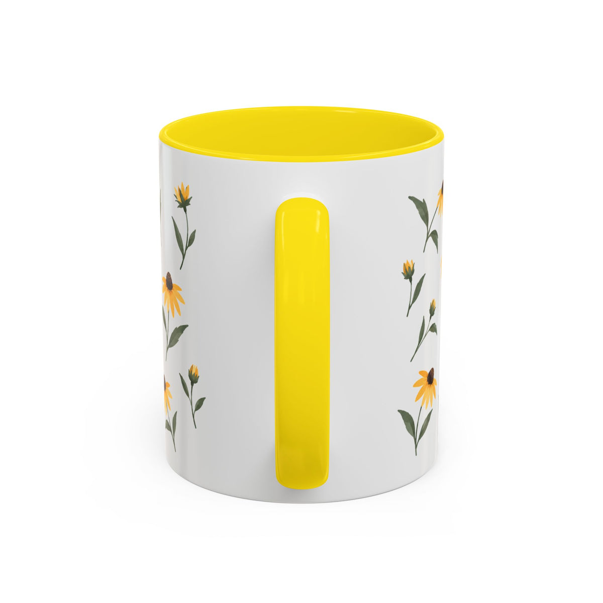 Maryland Black-eyed Susan Mug, State Flower Floral Coffee Cup, 11oz Botanical Gift
