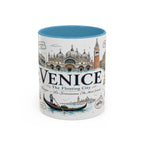 Venice Coffee Mug | Italy Souvenir Travel Gift | Accent Color Ceramic 11oz 15oz