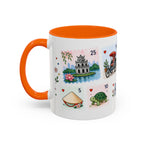Hanoi Coffee Mug | Postage Stamp Collage Mug | Travel Souvenir Accent Cup 11oz 15oz