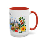 Ghana Coffee Mug | Travel Souvenir Accent Mug | Place Gift Ceramic Cup 11oz 15oz