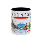 Indonesia Coffee Mug | Travel Souvenir Accent Mug | Country Gift Ceramic Cup 11oz 15oz