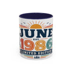 Custom Retro Birthday Mug | Personalized Month Year Gift (11oz 15oz)