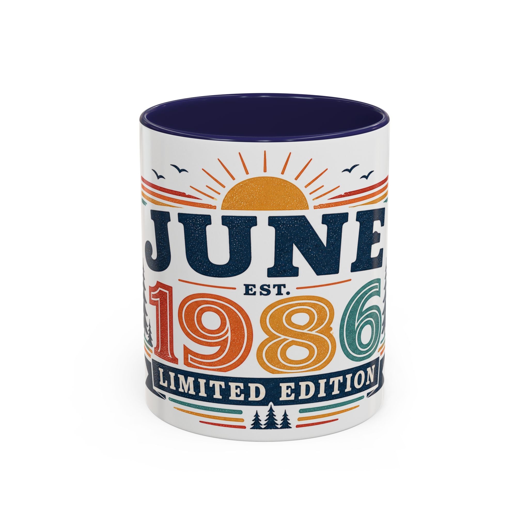 Custom Retro Birthday Mug | Personalized Month Year Gift (11oz 15oz)
