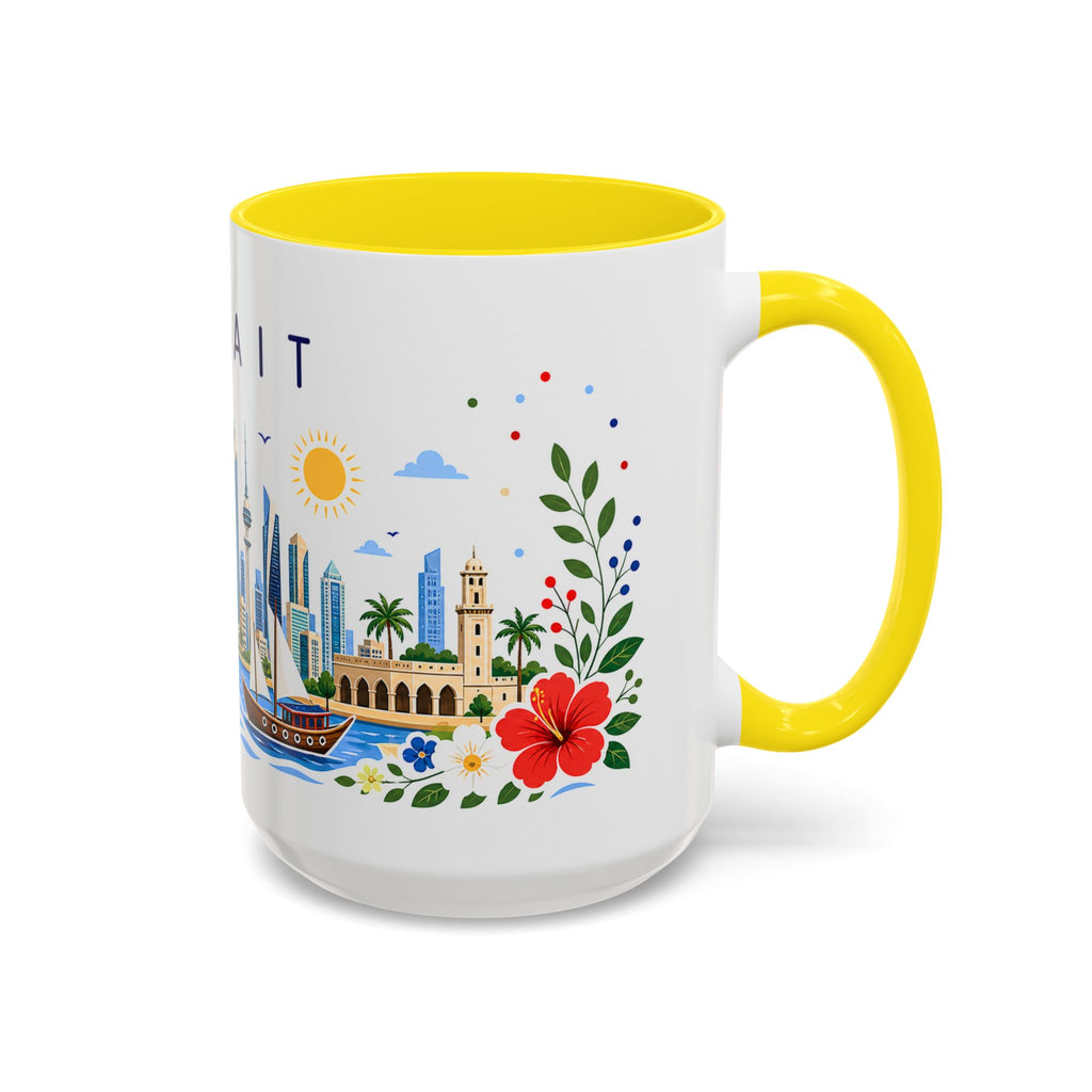 Kuwait Coffee Mug | Travel Souvenir Accent Mug | Place Gift Ceramic Cup 11oz 15oz