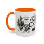 North Cascades National Park Coffee Mug | Washington Alpine Glacier Hiking Gift | Accent Color Ceramic 11oz 15oz