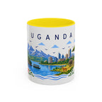 Uganda Coffee Mug | Travel Souvenir Accent Mug | Place Gift Ceramic Cup 11oz 15oz