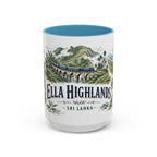 Ella Highlands Mug, Sri Lanka Travel Souvenir, Bucket List Gift, Accent Ceramic Coffee Mug 11oz 15oz