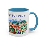 Bosnia and Herzegovina Coffee Mug | Travel Souvenir Accent Mug | Country Gift Ceramic Cup 11oz 15oz