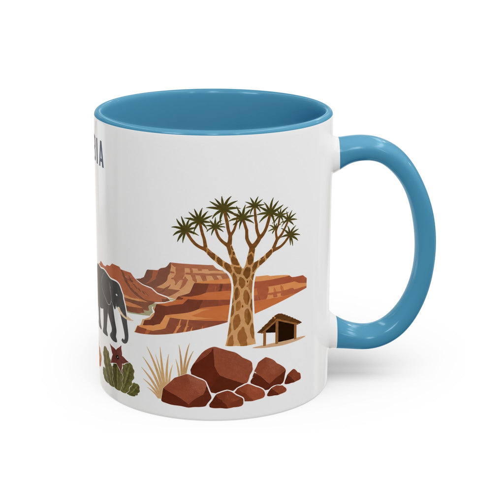 Namibia Coffee Mug | Travel Souvenir Accent Mug | Country Gift Ceramic Cup 11oz 15oz