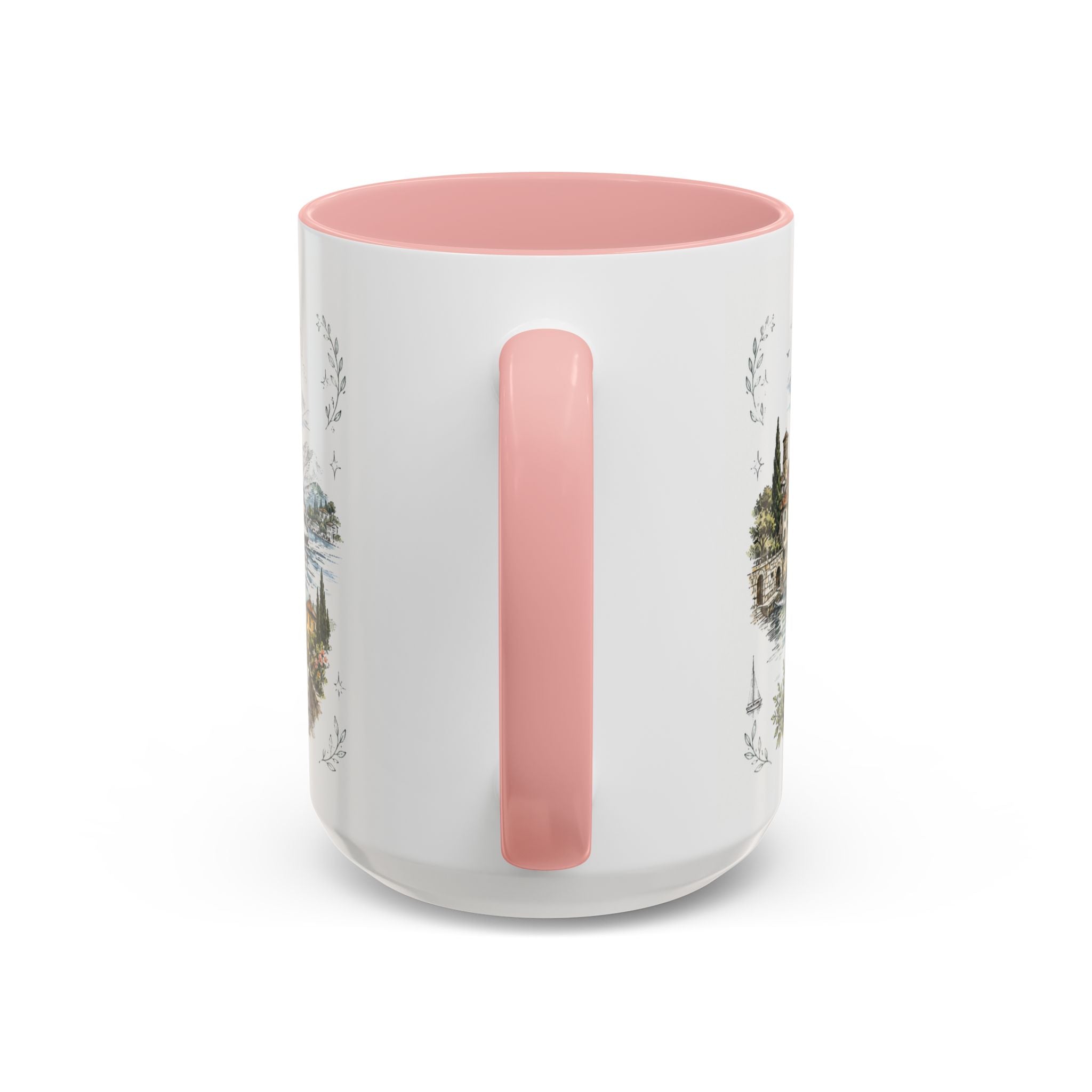 Lake Como Mug, Italy Travel Souvenir, Bucket List Gift, Accent Ceramic Coffee Mug 11oz 15oz
