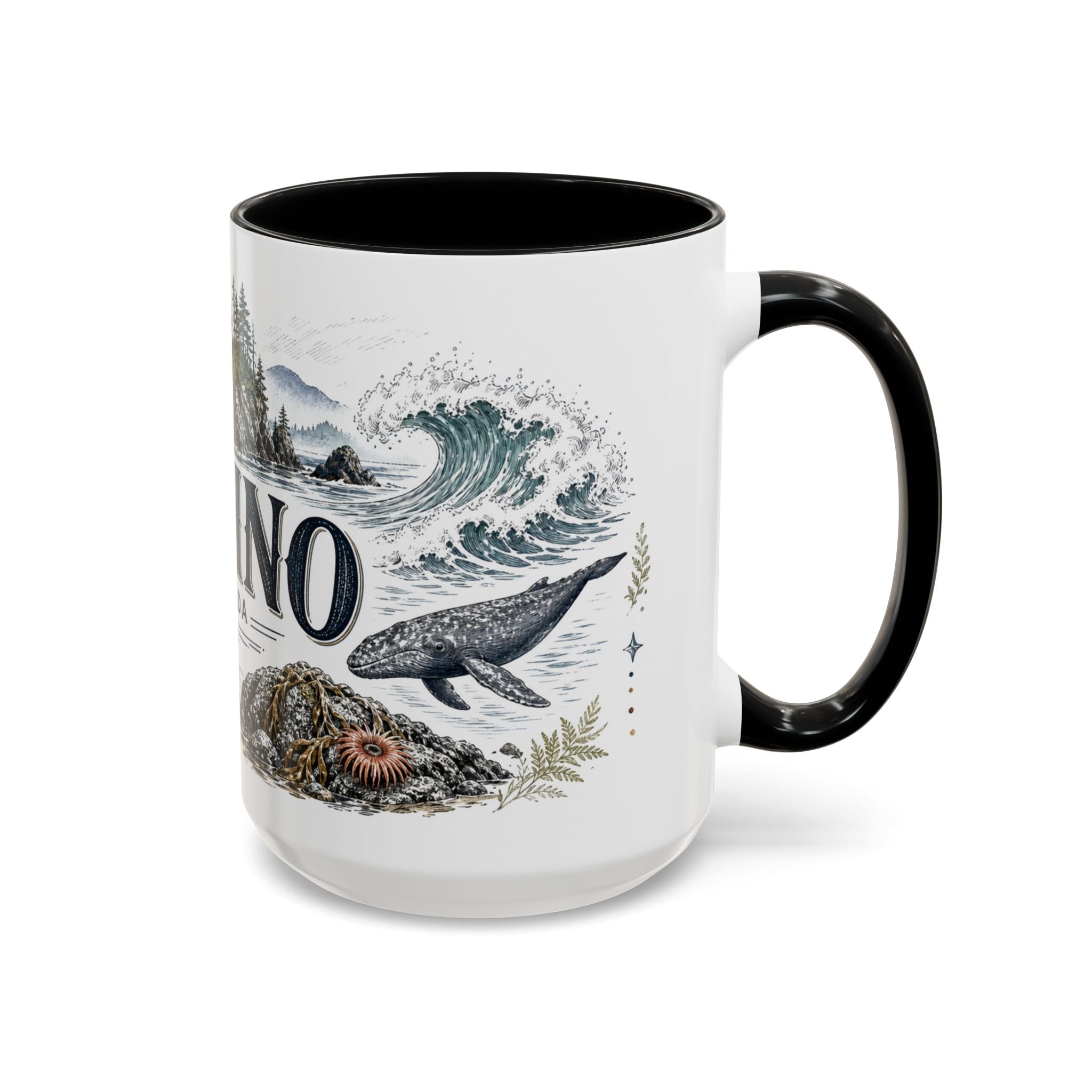 Tofino Mug, Canada Travel Souvenir, Bucket List Gift, Accent Ceramic Coffee Mug 11oz 15oz