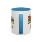 Oklahoma City Illustrated Travel Mug | City Souvenir Accent Coffee Mug | 11oz 15oz Ceramic Cup