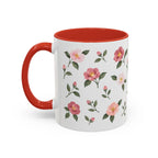 Alabama Camellia Mug, State Flower Floral Coffee Cup, 11oz Botanical Gift