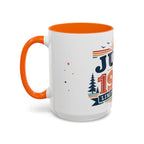 Custom Retro Birthday Mug | Personalized Month Year Gift (11oz 15oz)