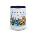 Macau Coffee Mug | Travel Souvenir Accent Mug | Place Gift Ceramic Cup 11oz 15oz