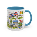 Kuala Lumpur Illustrated Travel Mug | City Souvenir Accent Coffee Mug | 11oz 15oz Ceramic Cup