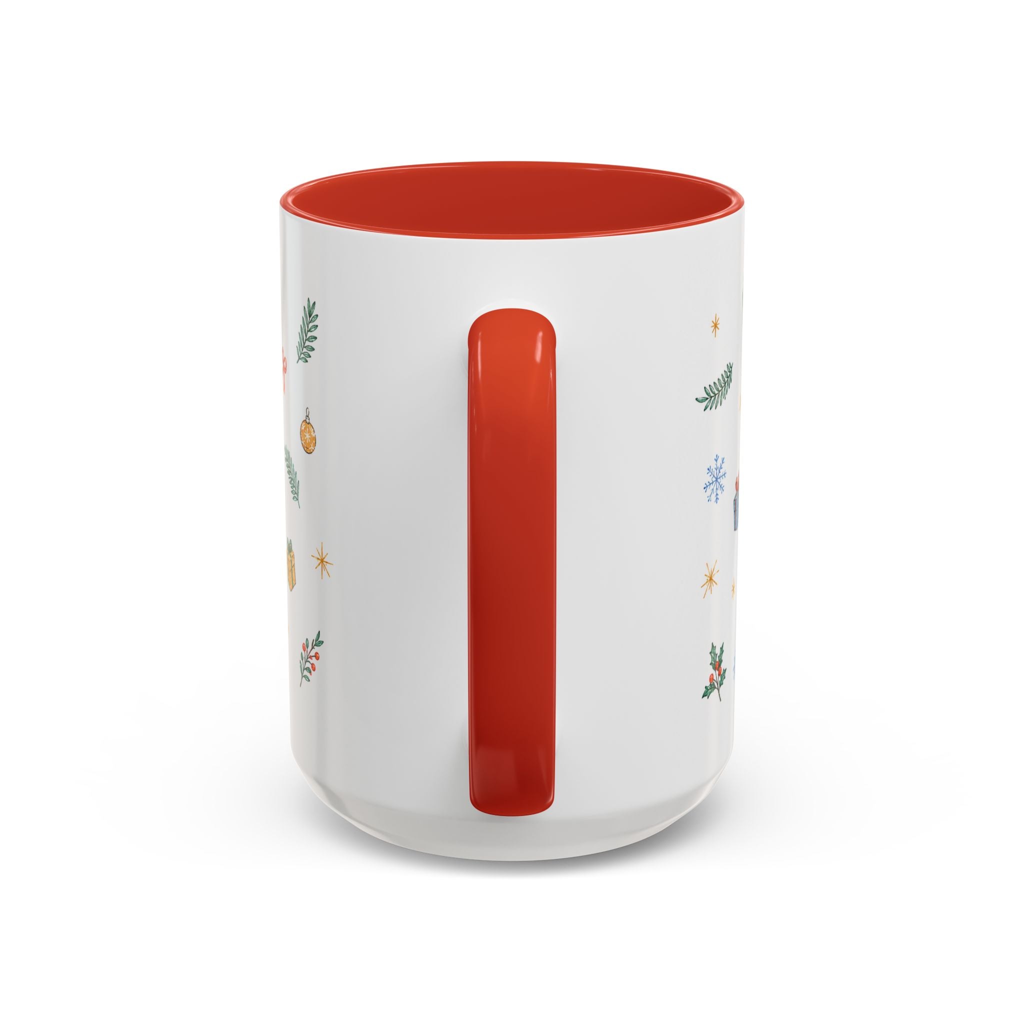 Angkor Christmas Mug | Watercolor Travel Souvenir | Holiday Gift | Accent Ceramic Coffee Cup 11oz 15oz