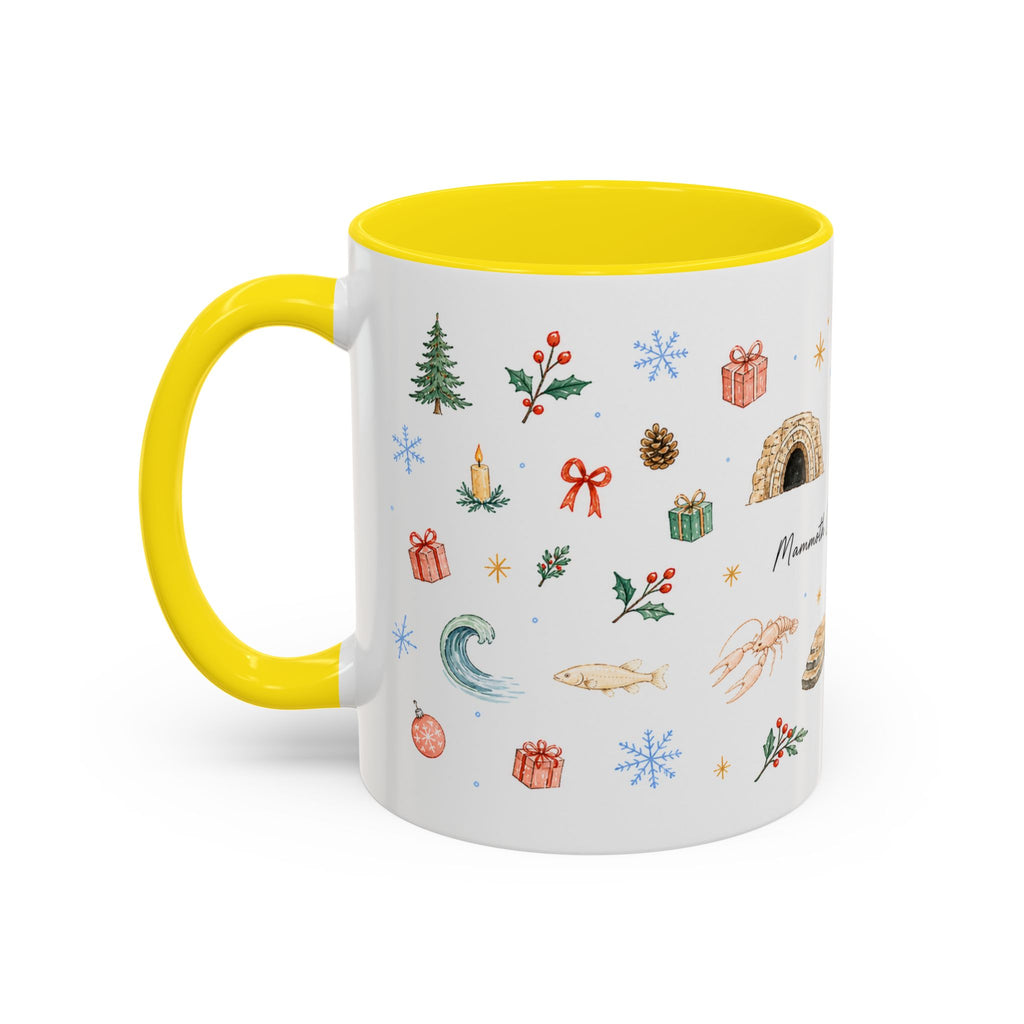 Mammoth Cave National Park Christmas Mug | Watercolor Travel Souvenir | Holiday Gift | Accent Ceramic Coffee Cup 11oz 15oz