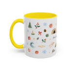 Mammoth Cave National Park Christmas Mug | Watercolor Travel Souvenir | Holiday Gift | Accent Ceramic Coffee Cup 11oz 15oz