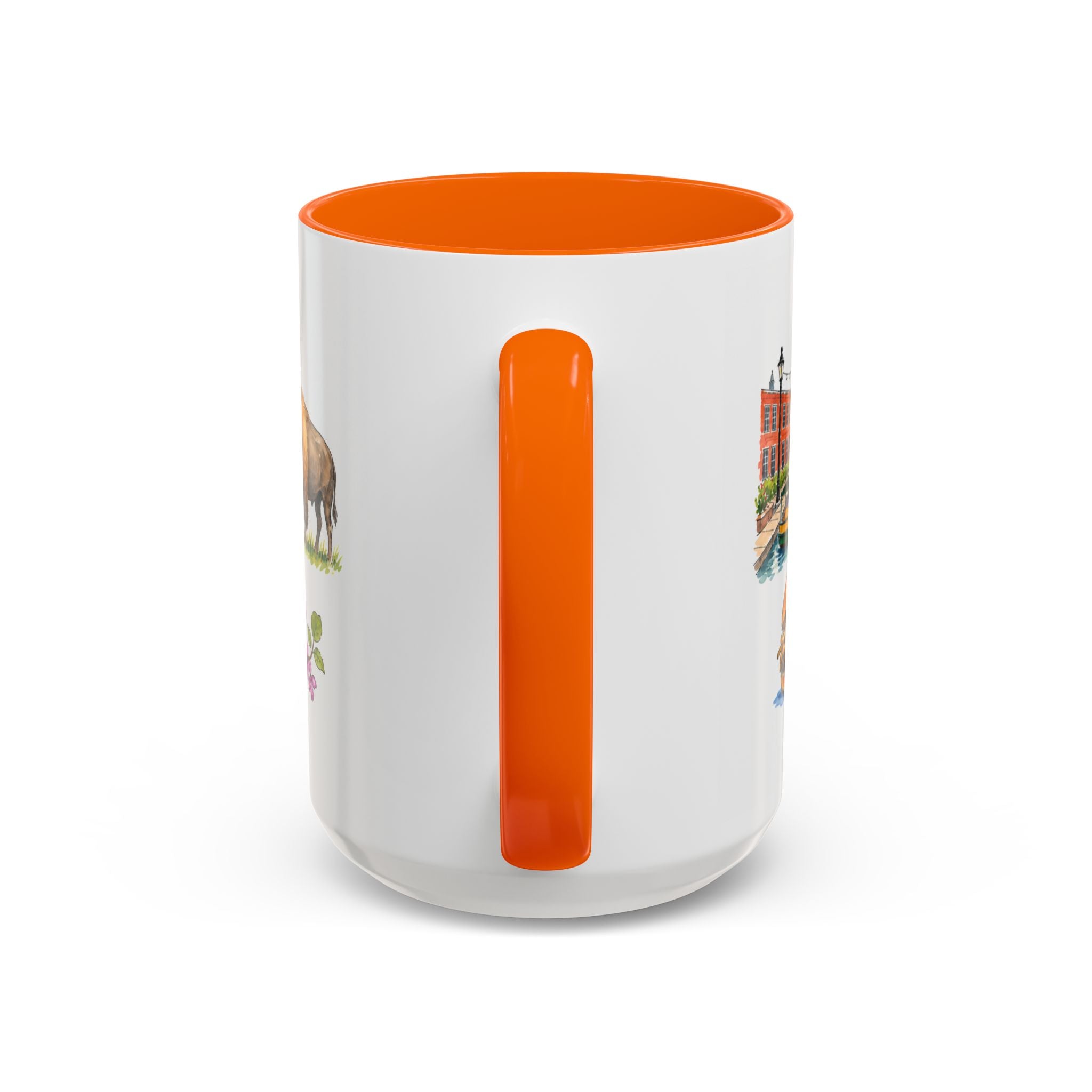 Oklahoma City Illustrated Travel Mug | City Souvenir Accent Coffee Mug | 11oz 15oz Ceramic Cup