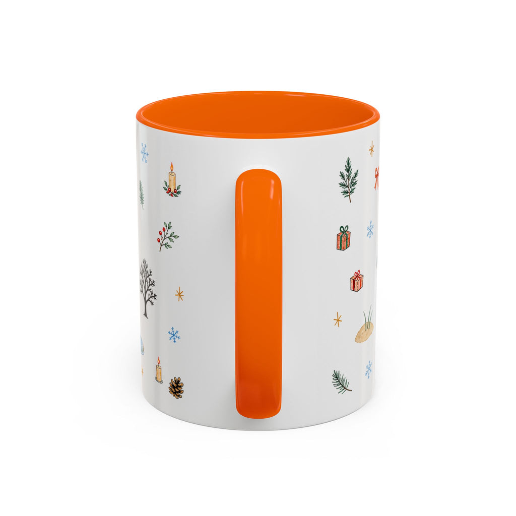 Indiana Dunes National Park Christmas Mug | Watercolor Travel Souvenir | Holiday Gift | Accent Ceramic Coffee Cup 11oz 15oz