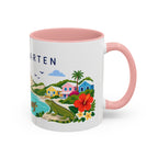 Sint Maarten Coffee Mug | Travel Souvenir Accent Mug | Country Gift Ceramic Cup 11oz 15oz