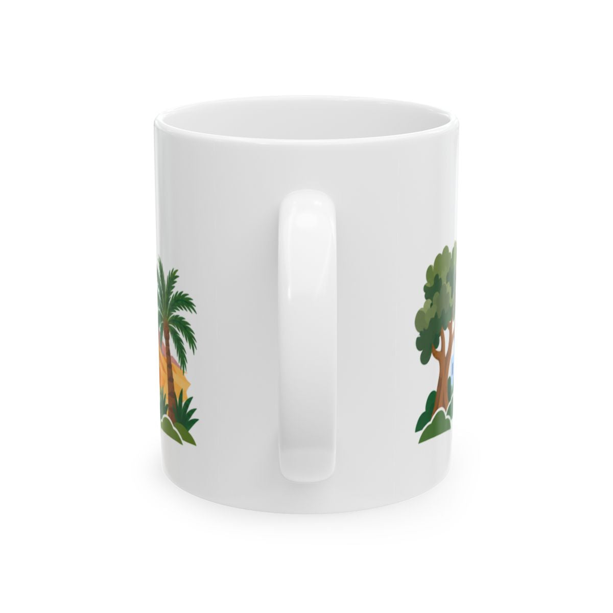 Morocco travel and soccer mug 11 oz back
