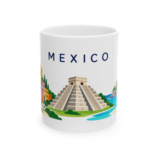 Mexico travel and soccer mug 11 oz front