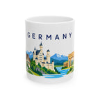 Germany travel and soccer mug 11 oz front