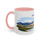 Kobuk Valley National Park Coffee Mug | Solid Color Block Park Souvenir | 11oz 15oz Accent Mug