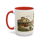 Orlando Coffee Mug | United States Travel Souvenir | Vintage Illustrated City Gift | 11 oz 15 oz Accent Mug