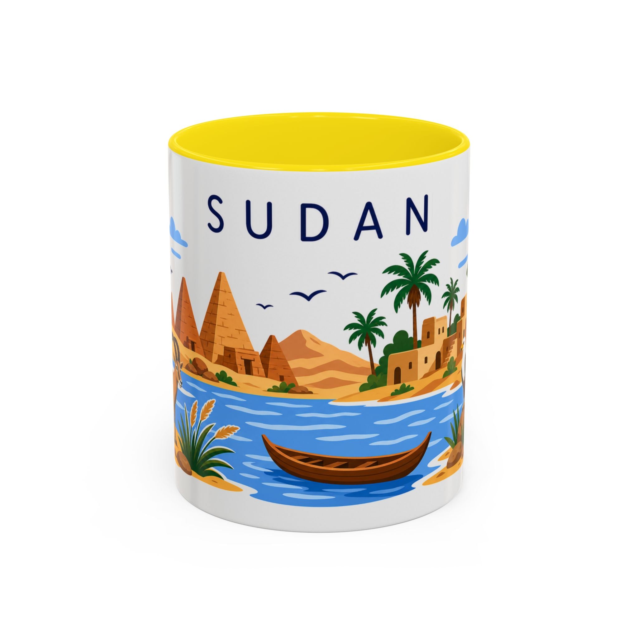 Sudan Home Country Mug | Moving Away Gift | Long Distance Friendship | 11 oz 15 oz Accent Mug