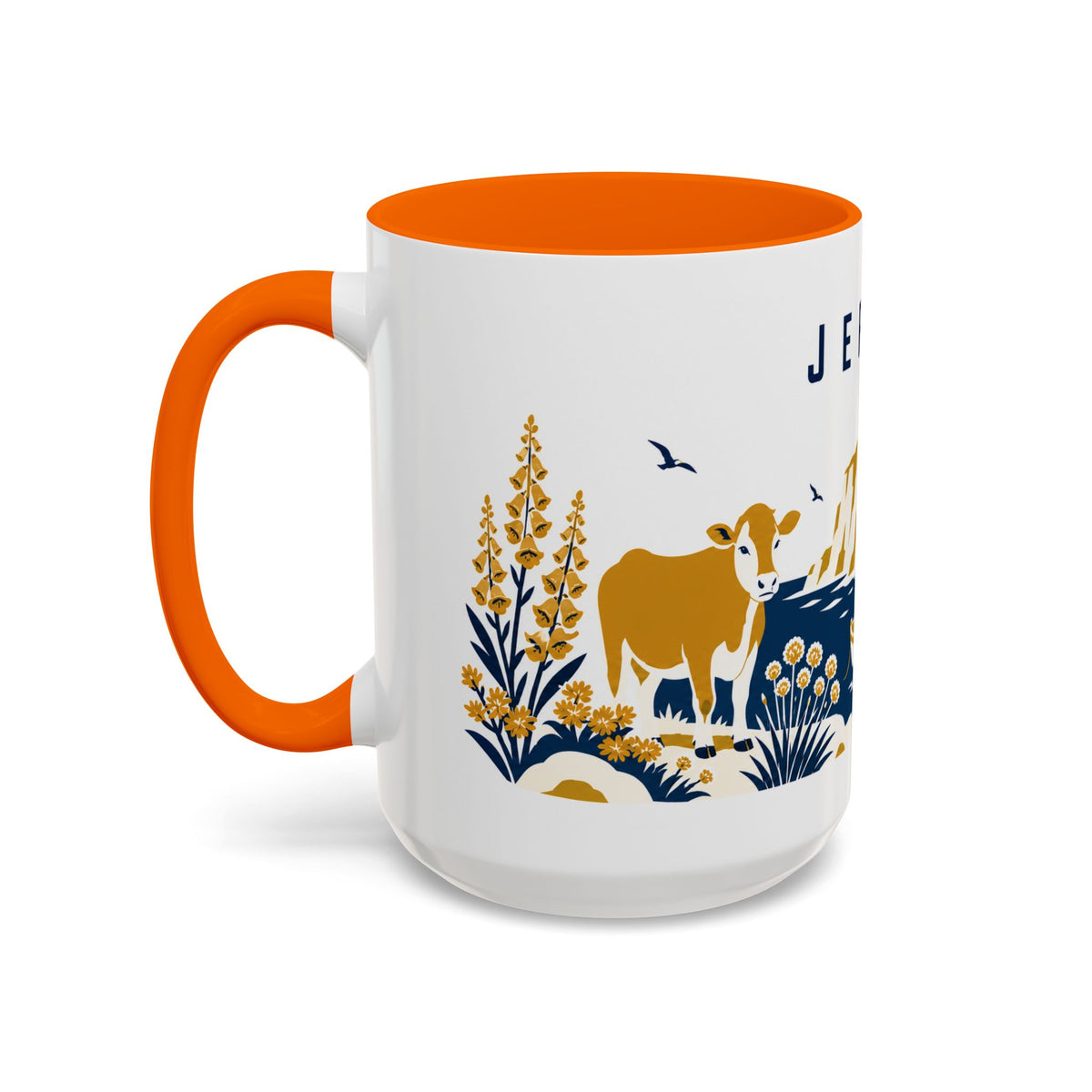 Jersey Coffee Mug | Travel Souvenir Accent Mug | Country Gift Ceramic Cup 11oz 15oz