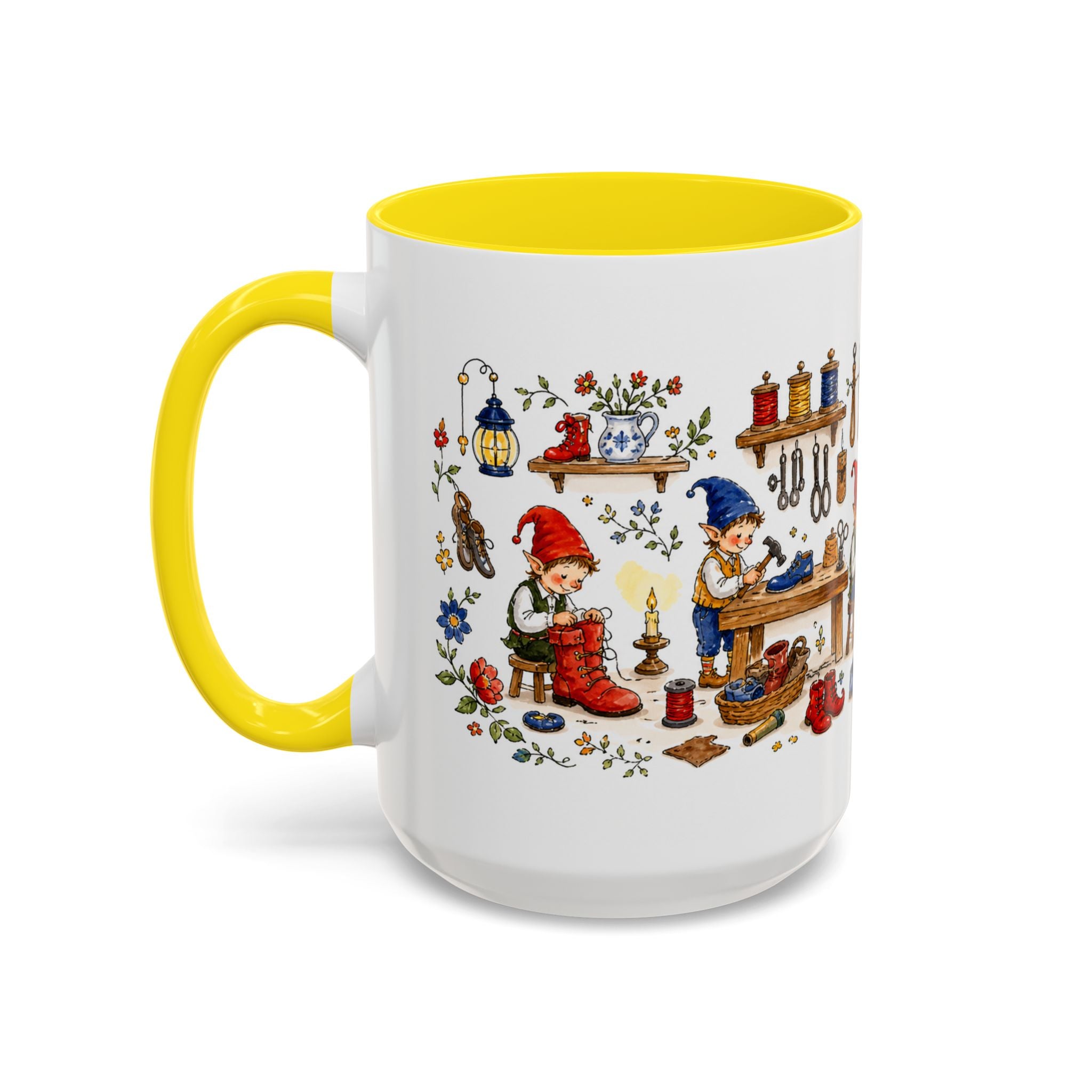Elves and the Shoemaker Mug | Storybook Accent Coffee Mug | EveryLegend