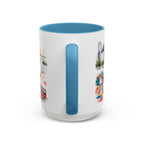 Taichung Coffee Mug | Taiwan Travel Souvenir | Vintage Illustrated City Gift | 11 oz 15 oz Accent Mug
