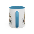 Altai Mountains Mug, Mongolia Travel Souvenir, Bucket List Gift, Accent Ceramic Coffee Mug 11oz 15oz