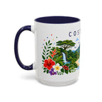 Costa Rica Coffee Mug | Travel Souvenir Accent Mug | Place Gift Ceramic Cup 11oz 15oz