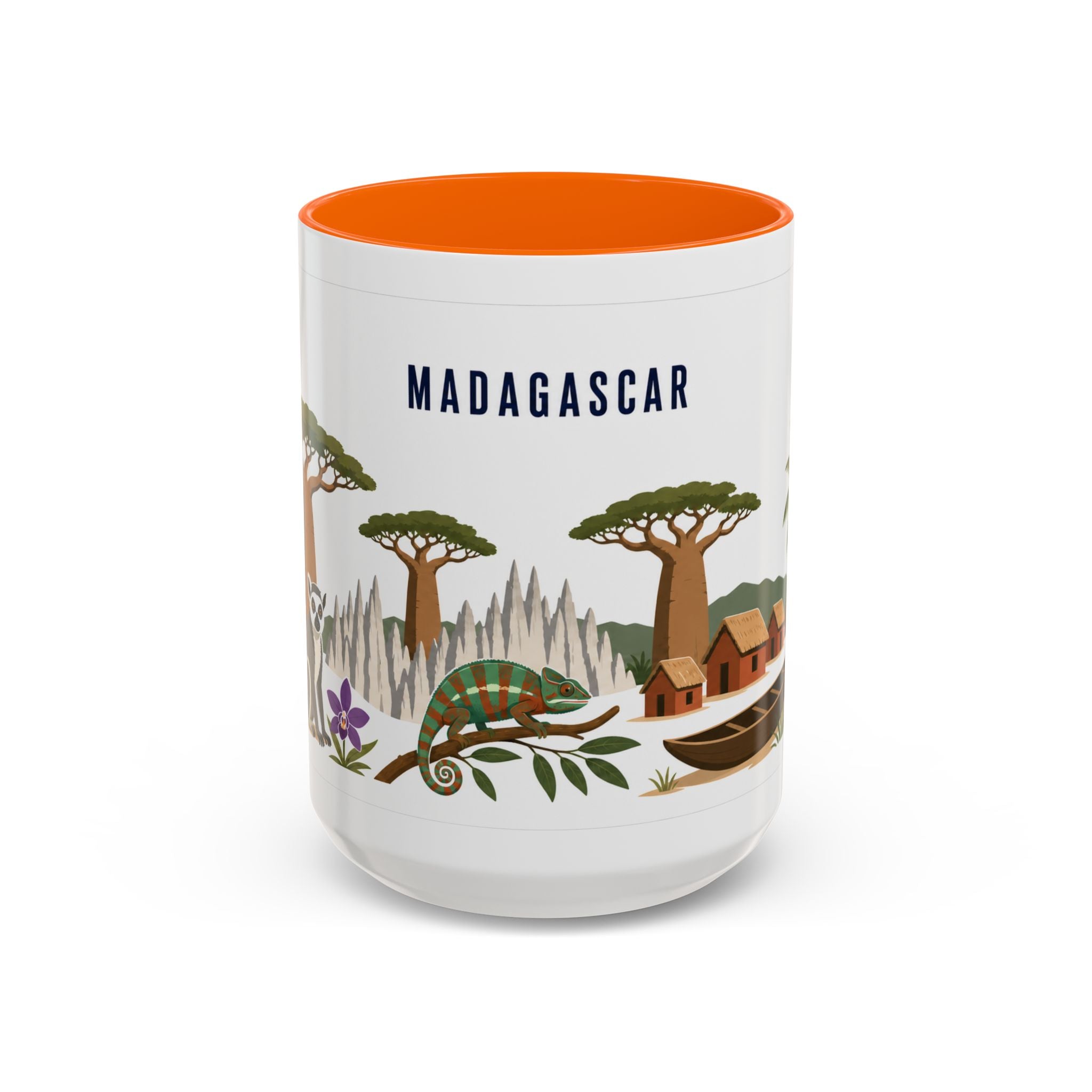 Madagascar Home Country Mug | Moving Away Gift | Long Distance Friendship | 11 oz 15 oz Accent Mug